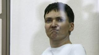 Hunger-striking Ukrainian military pilot Nadiya Savchenko on 9 March 2016