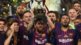 Barcelona celebrate