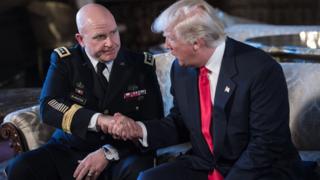 Герберт Макмастер и Дональд Трамп