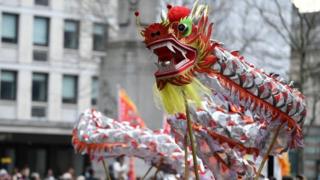 Dragon in London parade