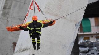 Rescate de una víctima.
