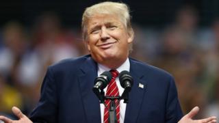 US president Donald Trump