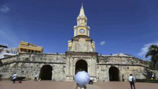 Plaza en Cartagena