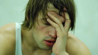 Hombre cansado