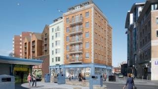 An artist's impression of the development