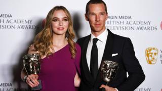 Jodie Comer and Benedict Cumberbatch