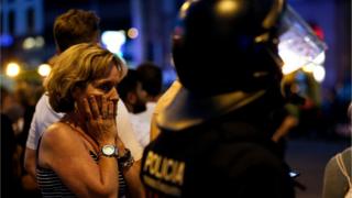 Barcelona dehşet içindeki turist
