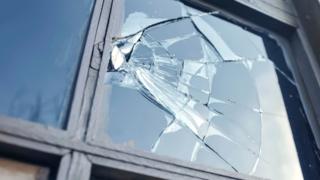 Broken window