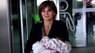 Lina Álvarez y su hija