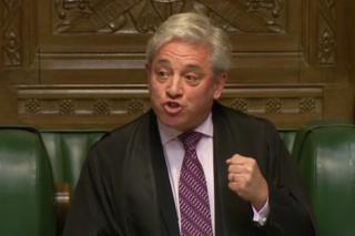 İngiltere Avam Kamarası Başkanı John Bercow
