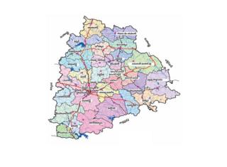 తెలంగాణ మ్యాప్