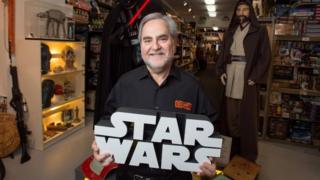 Dünyanın en büyük Star Wars koleksiyonuna sahip olan Steve Sansweet