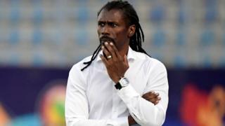 Aliou Cissé, le sélectionneur de l'équipe nationale du Sénégal.