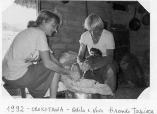 Freiras francesas em aldeia no Mato Grosso