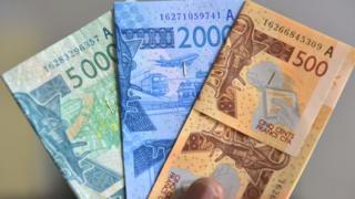 Billet de franc CFA