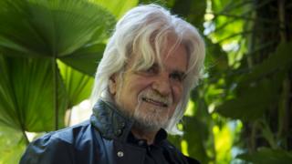 Bernardo Paz, founder of the Inhotim Centre for Contemporary Art smiles during an interview with AFP in Brumadinho, some 60 km from Belo Horizonte, southeastern Brazil, on August 11, 2015