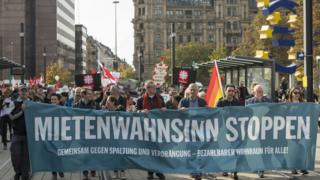 Fair rent march in Berlin, 20 Oct 18