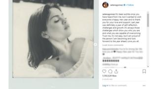 Selena Gomez Instagram post