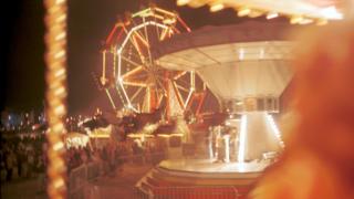 Stock image of a fairground