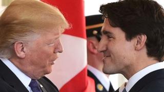 Donald Trump y Justin Trudeau