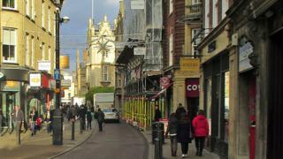 Sidney Street, Cambridge.