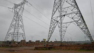 Torres de electricidad en Brasil.