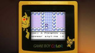 Image of a Old Pokemon go on a gameboy