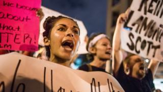Protesta en Charlotte