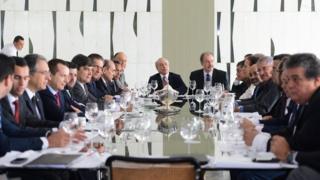 Reunião de Temer com líderes da base aliada em maio