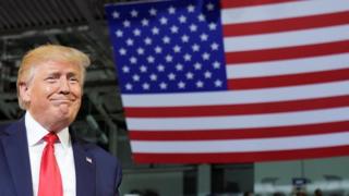 US President Donald Trump Holds Campaign Rally in Greenville, North Carolina, July 17, 2019