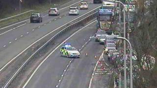 A470 accident