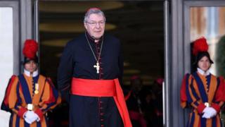 Kadinali George Pell akiwa Vatican