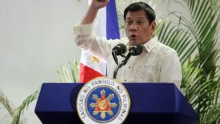 Tổng thống Philippines Rodrigo Duterte