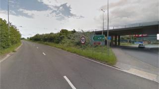 A63 near St Andrew's Quay