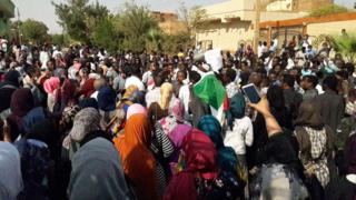 تظاهرة في السودان