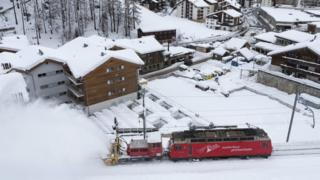 Zermatt kayak merkezi