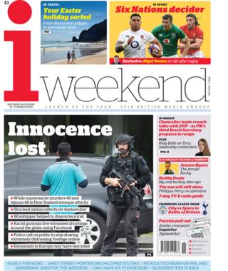 i weekend front page