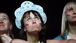 Российская болельщица