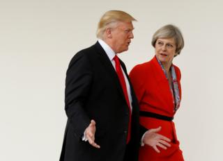 Дональд Трамп і Тереза Мей