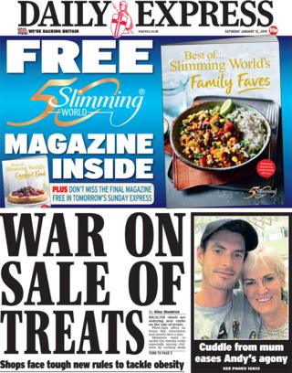 Daily Express front page