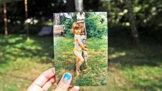 Fotografia de uma menina