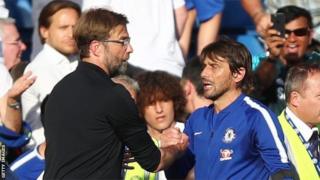 Jurgen Klopp ati Antonio Conte