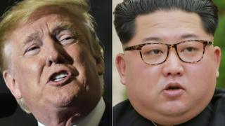 Donald Trump y Kim Jong-un.