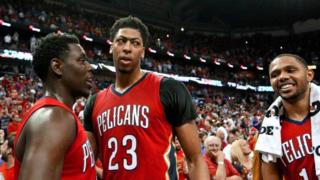 La Nouvelle-Orléans a été privée de sa star Anthony Davis pendant la troisième période après avoir reçu un coup au genou droit.