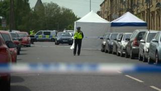 Shooting scene