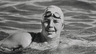Lynne Cox en 1987.