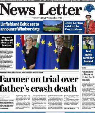 News letter front page