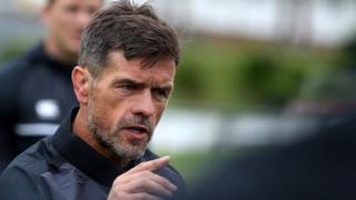 Allen Clarke coaches Ospreys