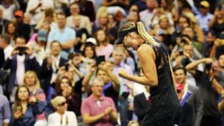 Đây là Grand Slam đầu tiên của tay vợt nữ 30 tuổi người Nga kể từ khi bị đình chỉ 15 tháng thi đấu do doping.