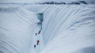 Still from Into Twin Galaxies - A Greenland Epic